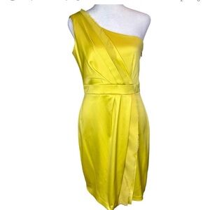 Mac and Cleo one shoulder knee length cocktail dress size 6